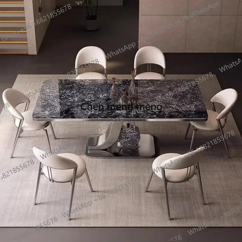 Picture 3: New arrive modern dining 4person dining table set dining table set 4 chairs and chairs complete kitchen furniture full equipped