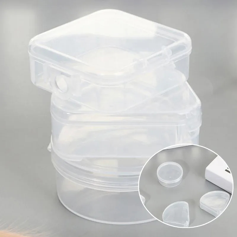 Caja de plástico para esponja de maquillaje, bolsas de cosméticos portátiles para viaje, estuches de almacenamiento de maquillaje, herramientas, 10 Uds.