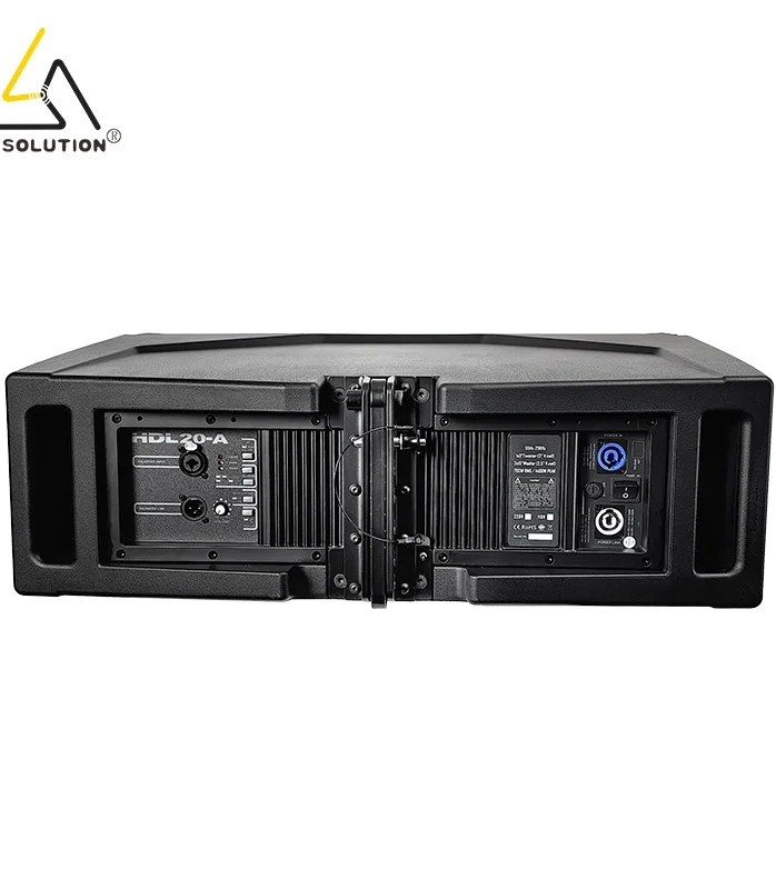 L-solution 2-Way Dual 10-Inch Line Array Active Audio Portable Sound System 700W/1400W Outdoor Stage