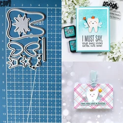 Lucky Goddess Metal Cutting Dies Tooth Fairy fai da te Scrapbooking Album fotografico decorativo goffratura carta artigianato