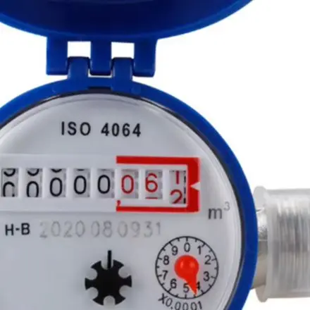 Household for Smart Water Meter DN15 Mechanical Rotary Calibrator with for Clear for dial Display for Reliable Water Flow
