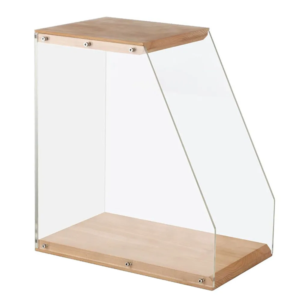 For Magazines Acrylic Record Rack Display Storage Stand Display Music Albums Approximately 37x4x36cm Clear Acrylic Panels