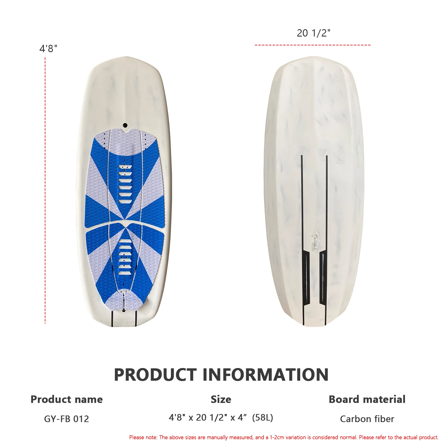 لوح ركوب الأمواج الهيدروفويل ا - مراجعة Efoil Board Foil Wing Carbon وسعره