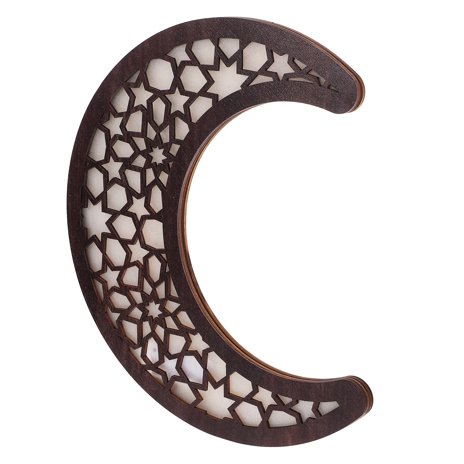 

Hanging Decoration Decoration Moon Lamp Wall Home Decor Eid Festival Wooden Light Decorative Wall Lamp Wooden Light Gifts
