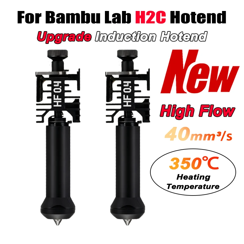 

Original For Bambu Lab H2C Induction Hotend for H2C High Flow Hotend for Bambu Lab H2C Fast Heating 3D Printer Parts