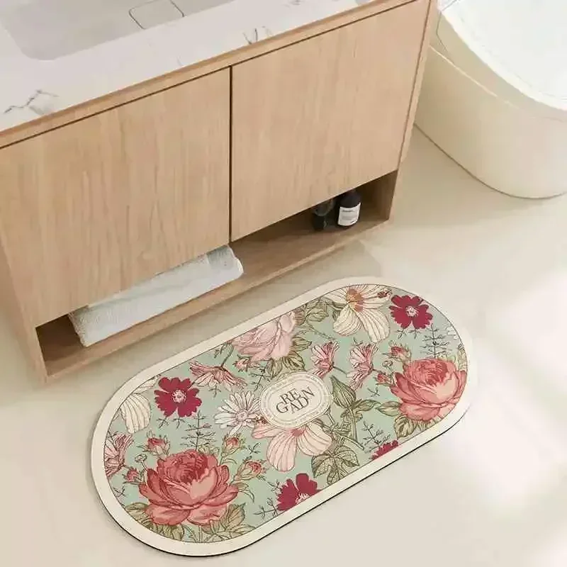 

Мягкий Нескользящий напольный коврик для ванной комнаты