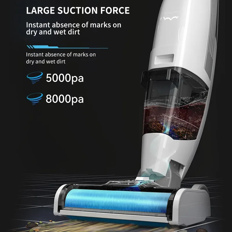 Top fashion S600 electric cordless smart mop floor wet and dry vacuum robot cleaner spray mop