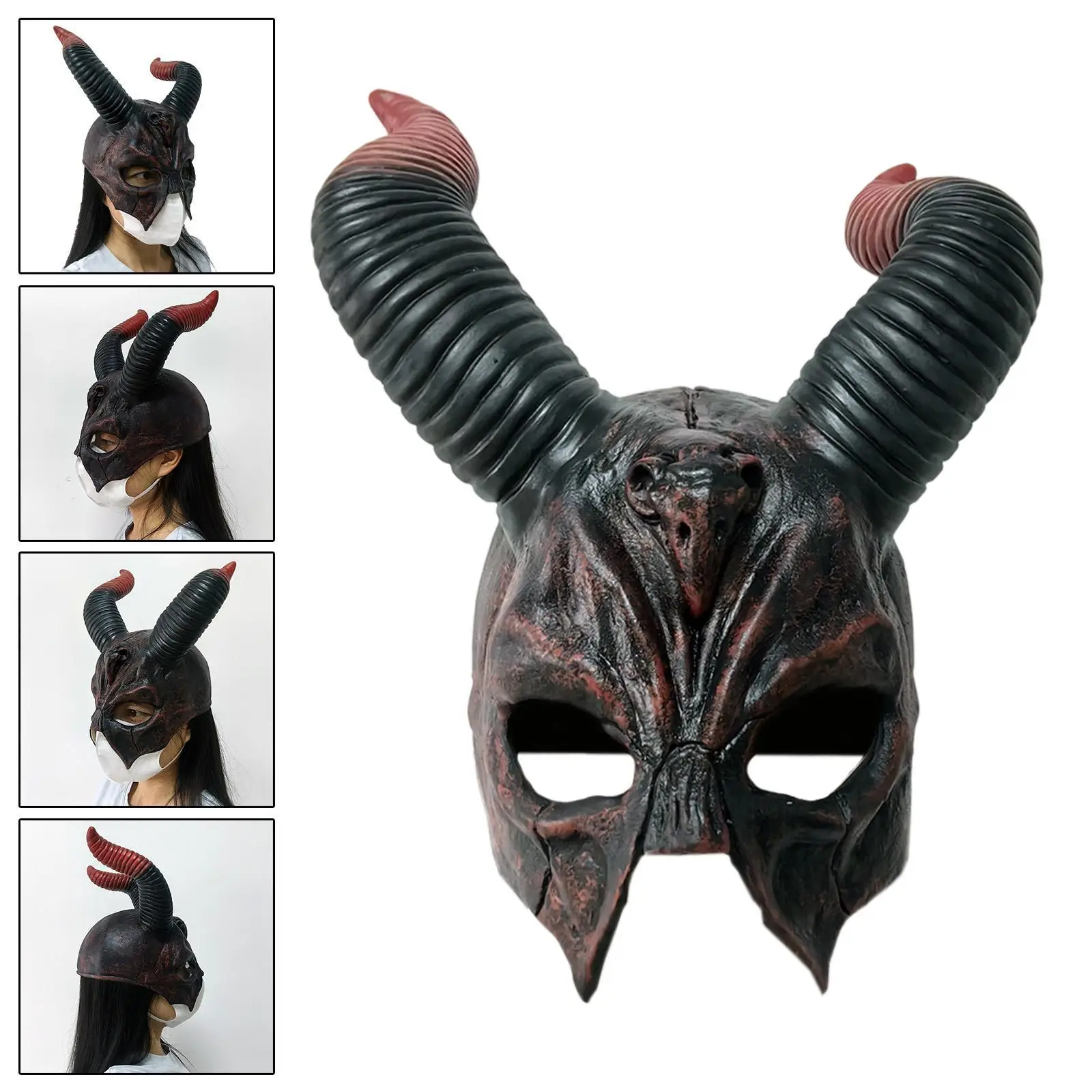 

Маска на Хэллоуин, реалистичные аксессуары для костюмов для косплея для клубного отдыха