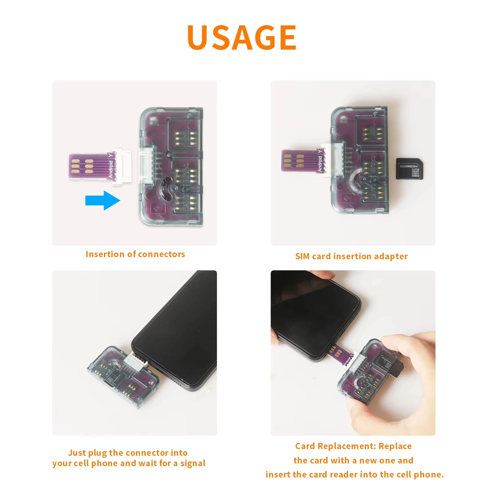 TPC SIM Activation Tools Card Converter to Smartcard IC Card Extension for Standard Micro SIM Card and Nano SIM Card Adapter Kit