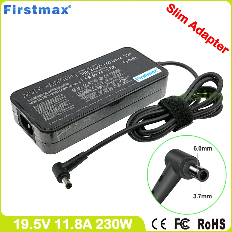 19.5V 11.8A 230W Laptop AC Adapter Charger for Asus ROG Strix G712LU G512LW G512LWS G712LW G712LWS G512LV G712LV GL503VS GL702VS