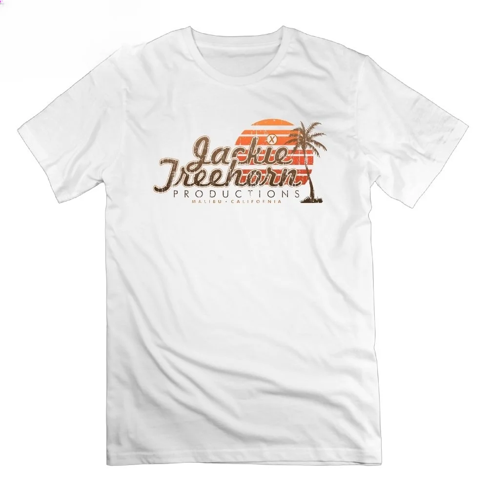 Jackie Treehorn Productions T Shirt The Big Lebowski Cotton Short Sleeve T-Shirts Round Neck Mens Big Size Tees