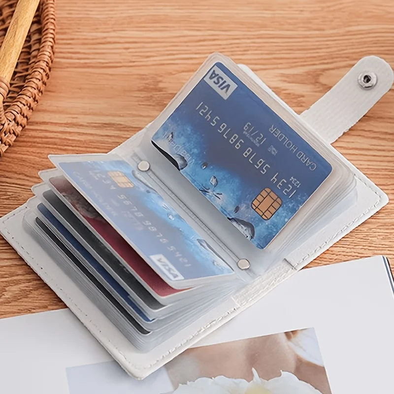 New Oil Painting Style Card Holder, Bank Card & ID Organizer, Large Capacity Card Case for Men & Women, Christmas Gift