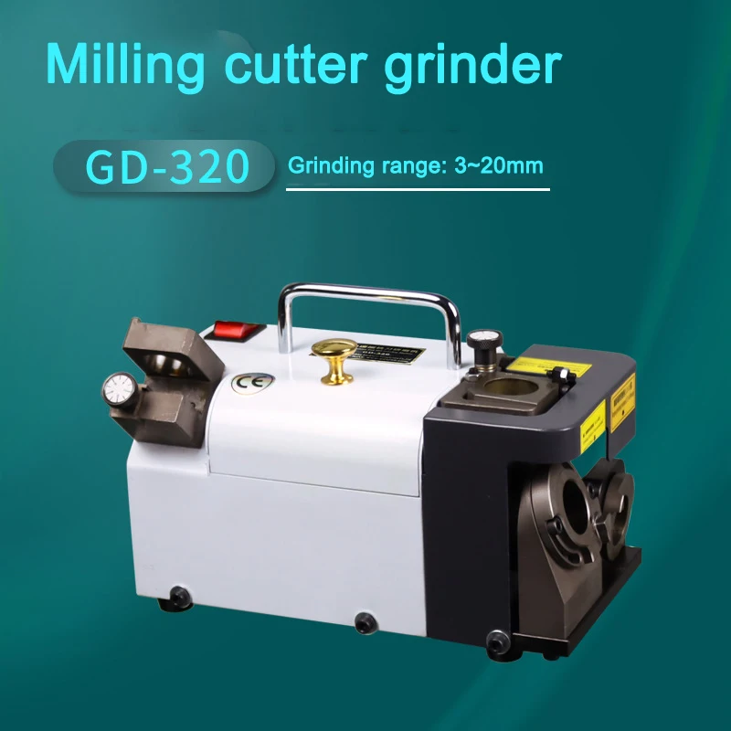 Portable Drill Bit Grinder Drill Sharpener Grinding Machine Grinding Range 3-20mm Carbide Tool