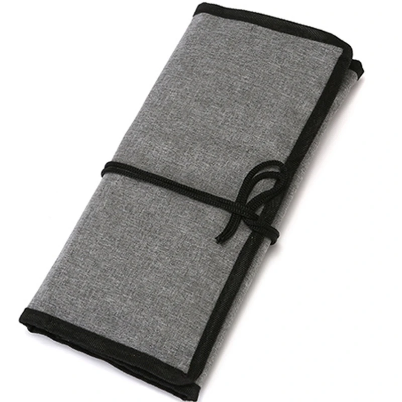 24 Pcs Paint Brushes with Cloth Roll Acrylic Paint Brush Nylon Hair Painting Brushes Artist Brushes for Oil Painting