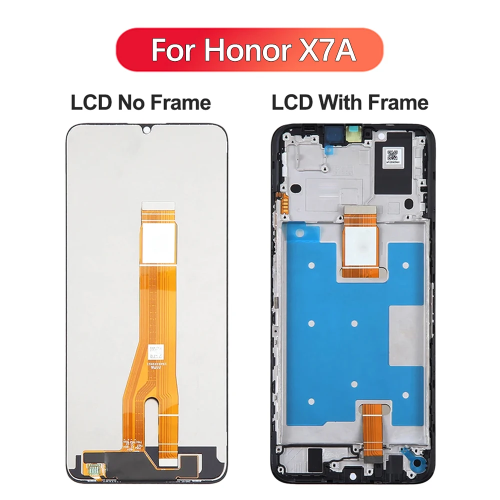 High Quality LCD Display Touch Screen Digitizer for Honor X7C X7A X7B Models CLK-LX1 RKY-LX1 Assembly CLC Number 100% New