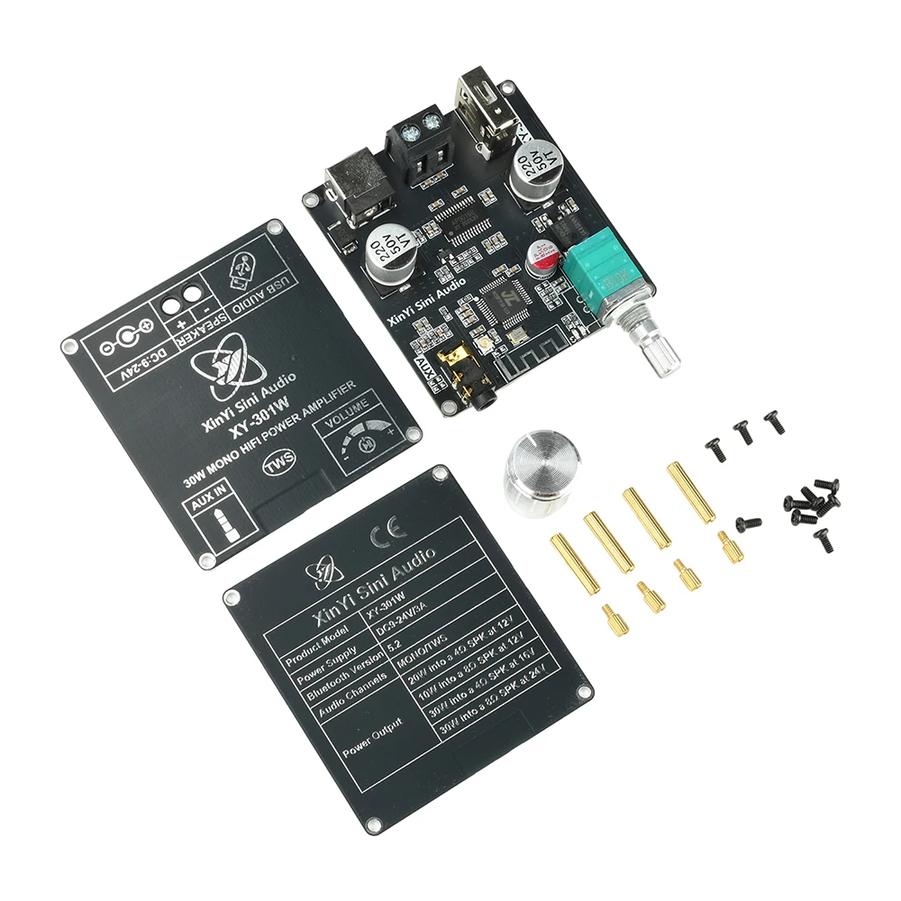XY-301W أحادية 30 واط بلوتوث مضخم الصوت الرقمي مجلس TWS صحيح صوت ستيريو لاسلكي لمكبرات الصوت مع تيار مستمر 9-24 فولت دعم التطبيق #6