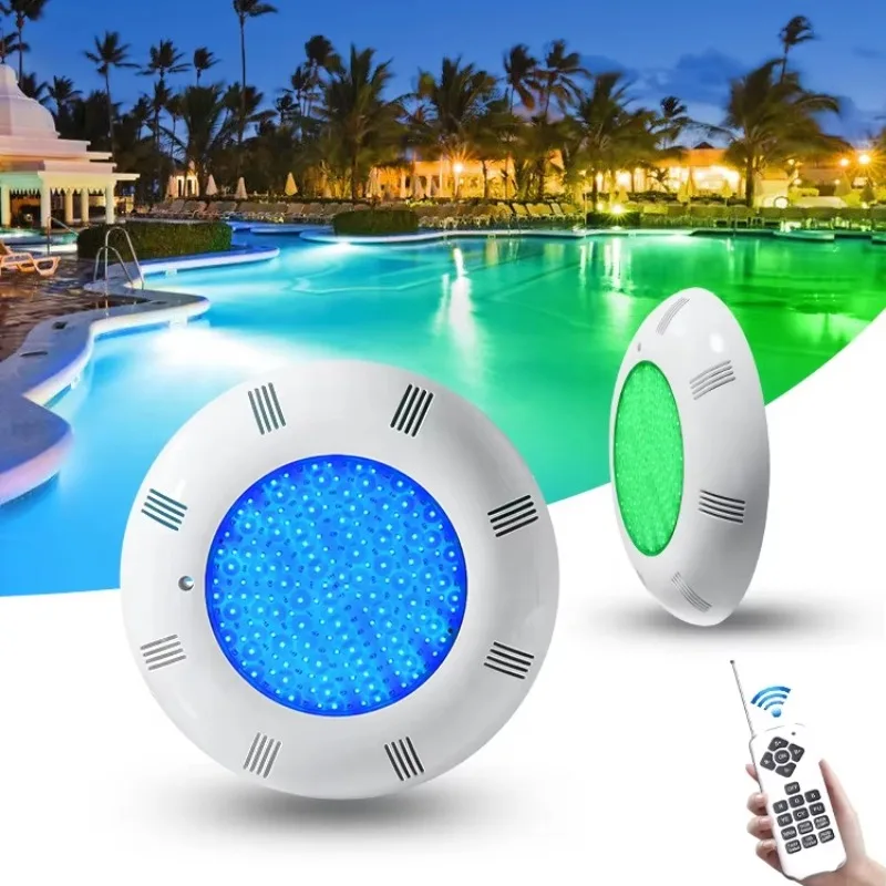 

AC12V 295MM Remote Control Resin Filled Pool Lamp 18W 25W 35W IP68 Waterproof Led Swimming Pool Light