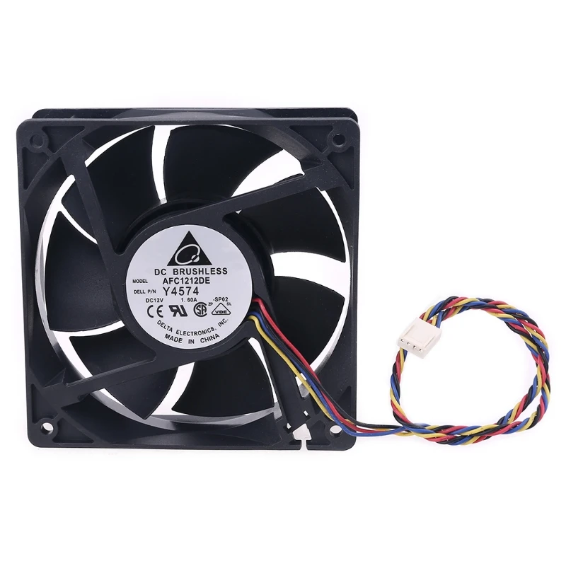 

120mm 1.6A 12V 4 Wire PWM Cooling Fan for Delta AFB1212SHE 12038 Machine