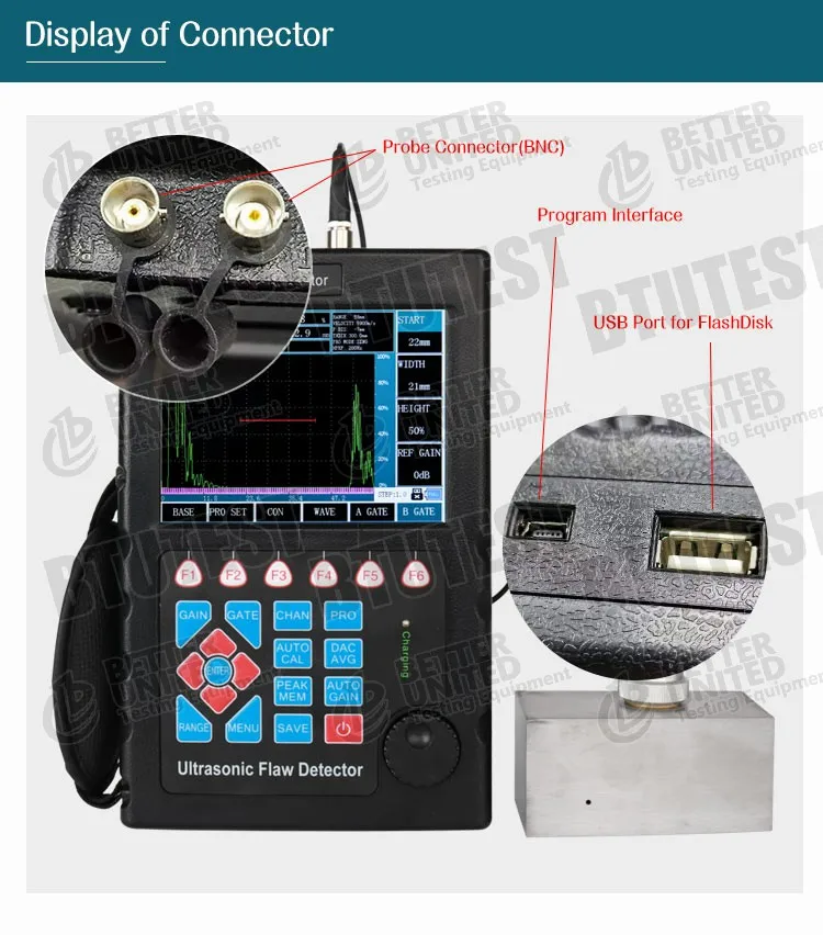 

Gold Seller Touch Screen Ultrasonic Flaw Detector Newest Portable Ndt Testing Instrument Ultrasonic Flaw Detector Ndt