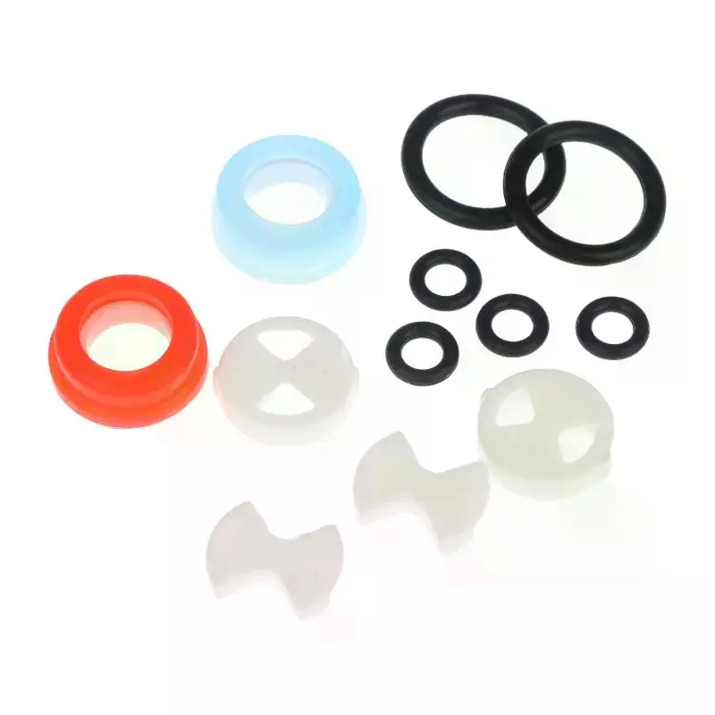 12Pcs Faucet Tap Valve Replacement Kit Faucet Washers For Mixer Faucet Round Ceramic Chip Set Faucet Accessories