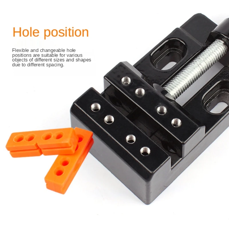 Universal Flat Clamp Vice Opening Parallel Table Jaw for Bench Clamp Mini DIY Model Making Sculpture Craft Carving Home