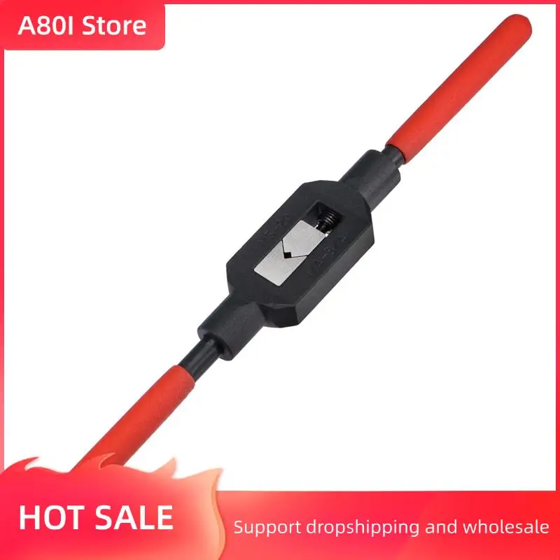 

A80I Цельный регулируемый метчик с ручкой из черной и красной стали для метчиков 1/4-3/4 дюйма (UNC/UNF)/метрических метрических метчиков M5-M20