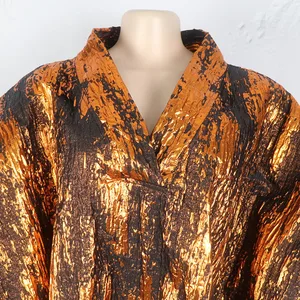 Trang phục vải lỏng lẻo Jacquard Golden Custom Custom Afro-American Mother 8 Trang phục bán hàng chính cho phụ nữ - №6