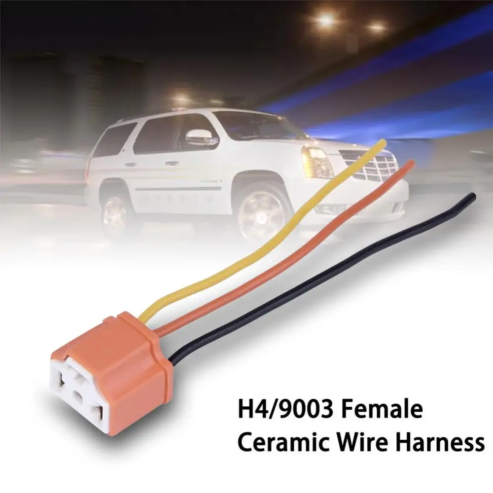 

Female Pigtail Ceramic Headlight Connector Plug Socket Light Wire Socket Car Light Accessries For Car Headlight