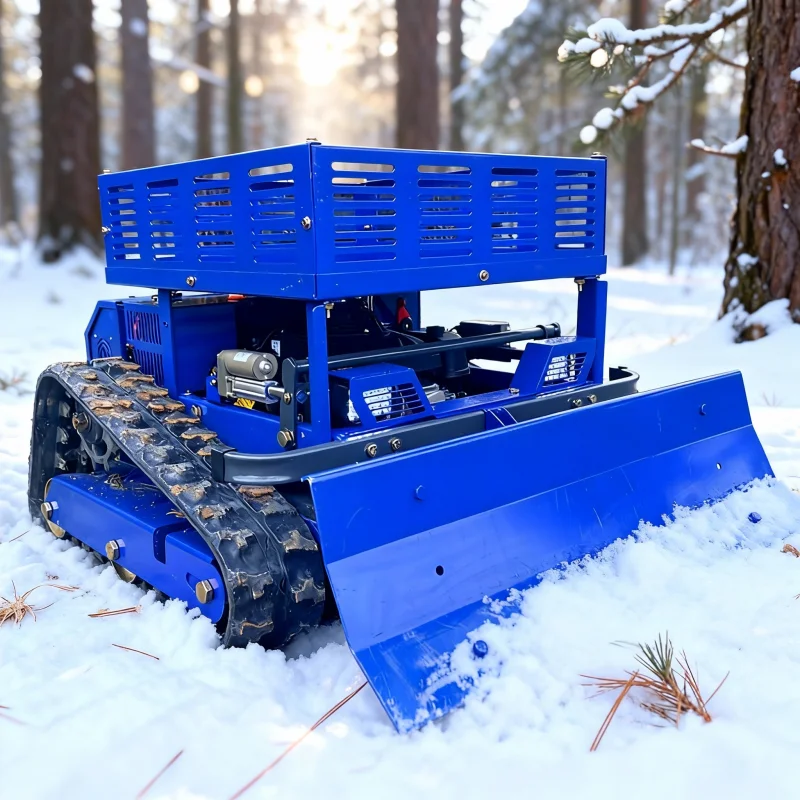 

Газонокосилка с дистанционным управлением по индивидуальному заказу и лопаткой для снега — стойка для хранения, многофункциональный садовый инструмент