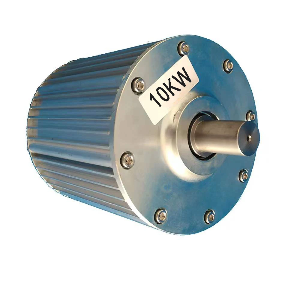 Europe Warehouse Home Use Permanent Magnet Generator 3000W 5KW 10KW 220V 380V Dynamo With Base Alternator for Wind Water Turbine