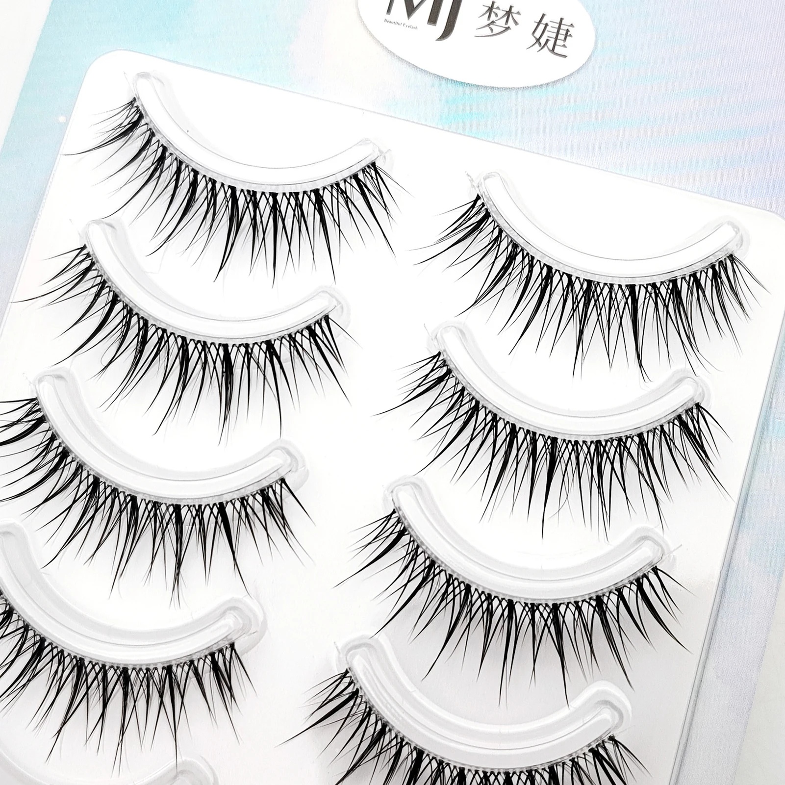 태국 스타일 인조 속눈썹, 만화풍 얇은 줄기 일체형, - Eyelash Extension Korean Style 리뷰 및 가격