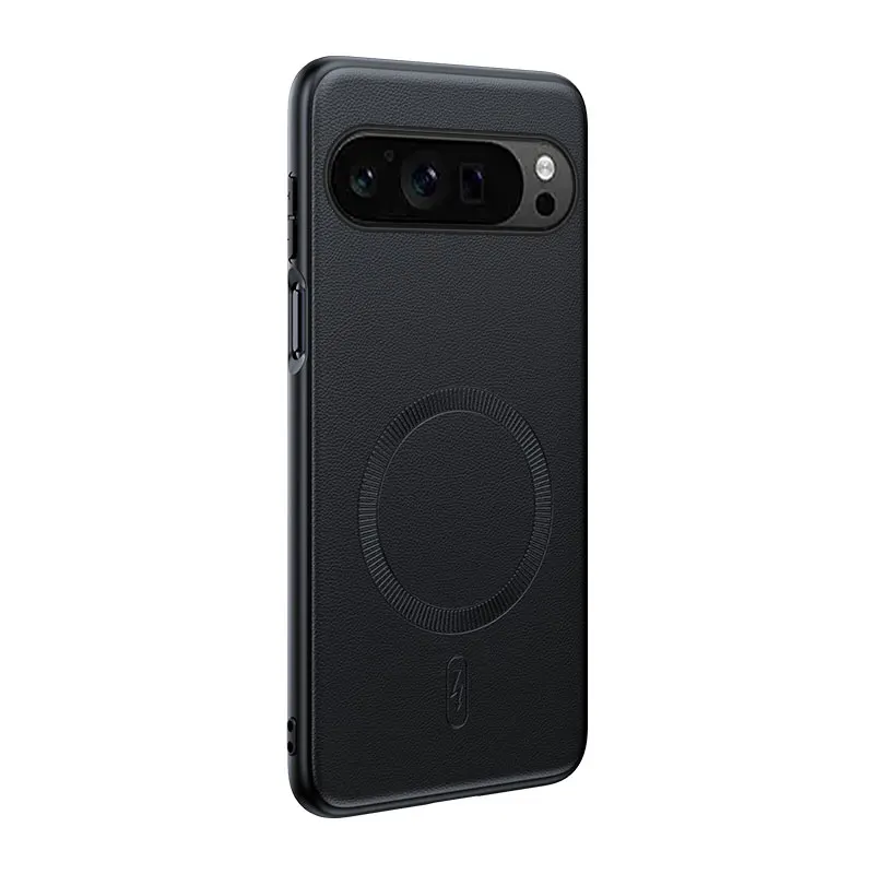 Für Pixel 9 Hülle Magnetische Leder-Schutzhülle für Google Pixel 9 Anti-Fingerabdruck Rutschfeste PC+TPU – Detail 2