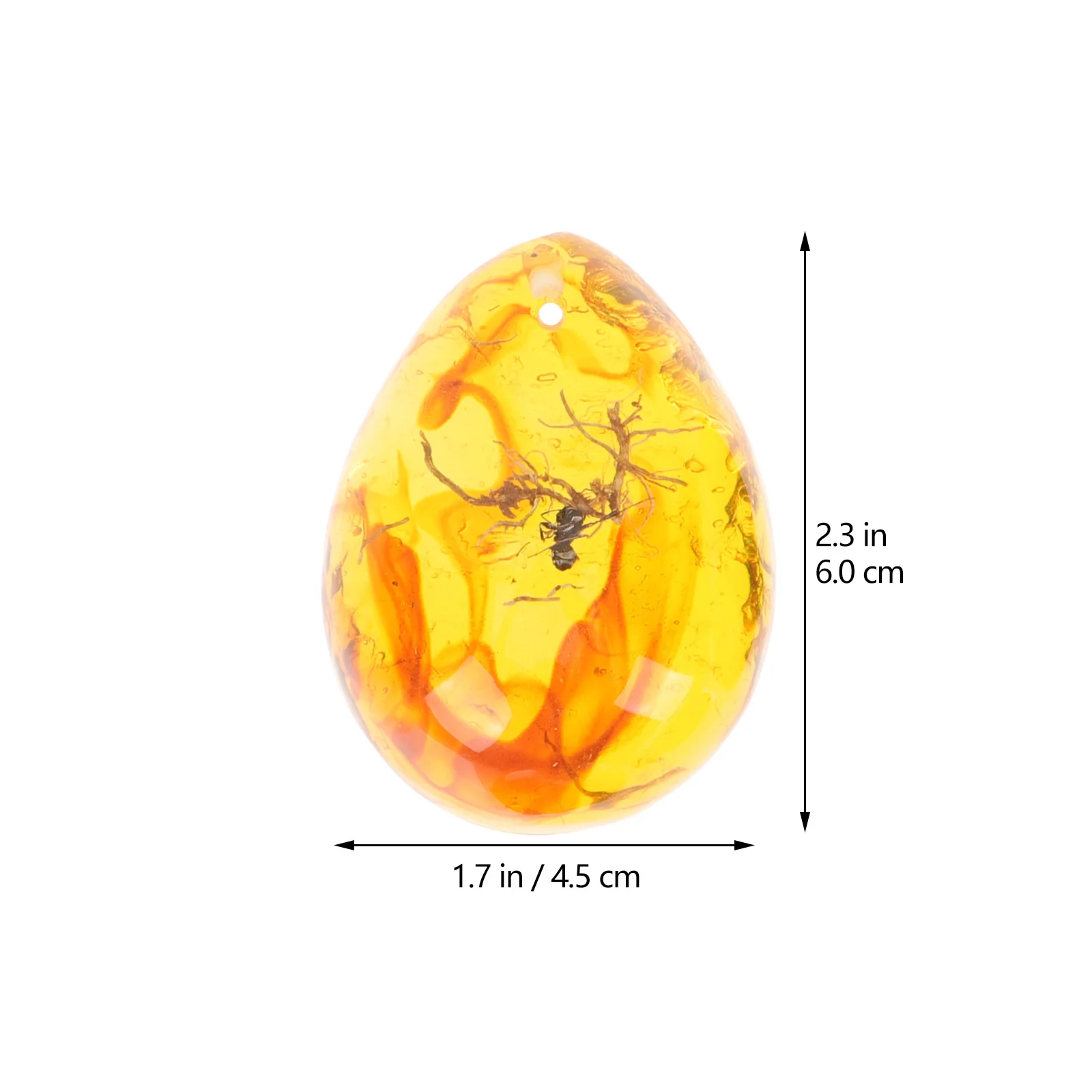 

4 Pcs Resin Bugs Specimen Ornaments Crafts Insect Figures Amber Pendants Decoration