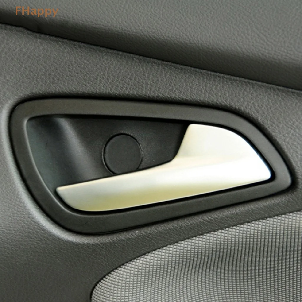 Poignée intérieure de porte noire pour Ford, nouveau Fiesta Focus Ecosport, vis de poignée intérieure, petit trou, capuchon décoratif