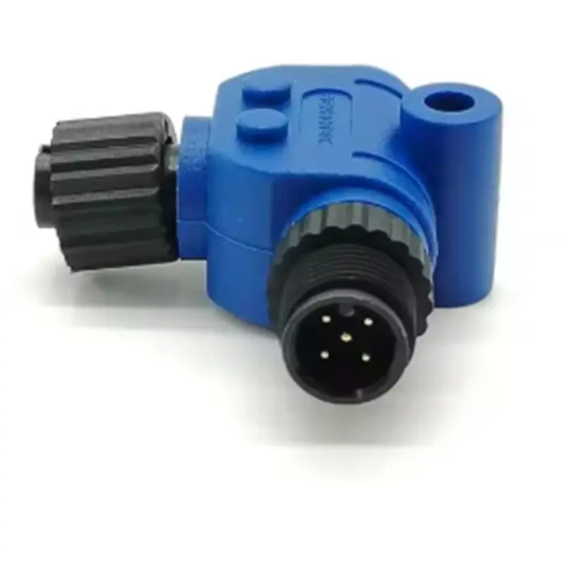NMEA 2000 Terminators L Type Right Angle Connector For Male 5 Pin To Female 5 Pin Marine NMEA 2000 Network Adapter