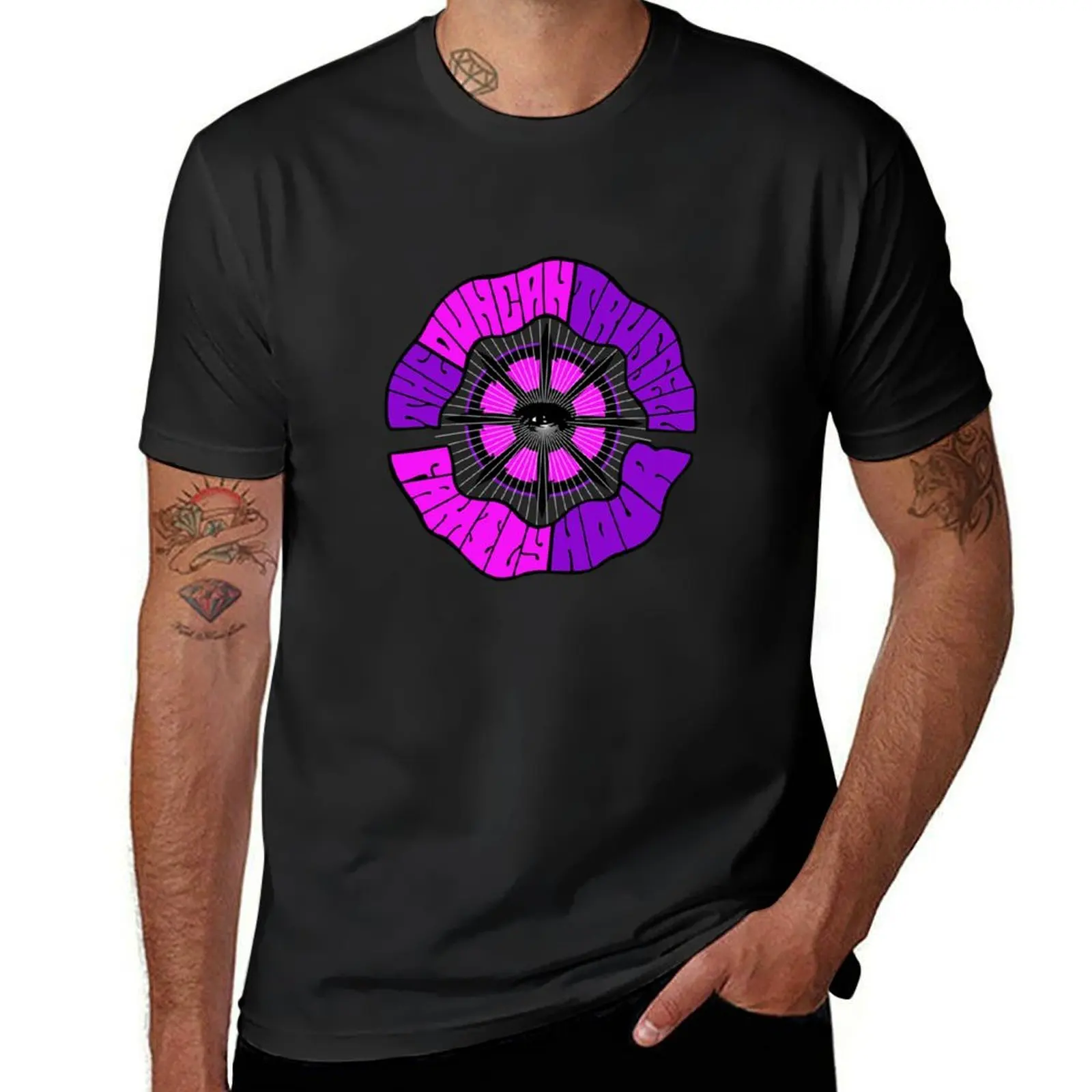 Duncan Trussell family hour logo T-Shirt shirts graphic tees plain sublime sweat shirts, men