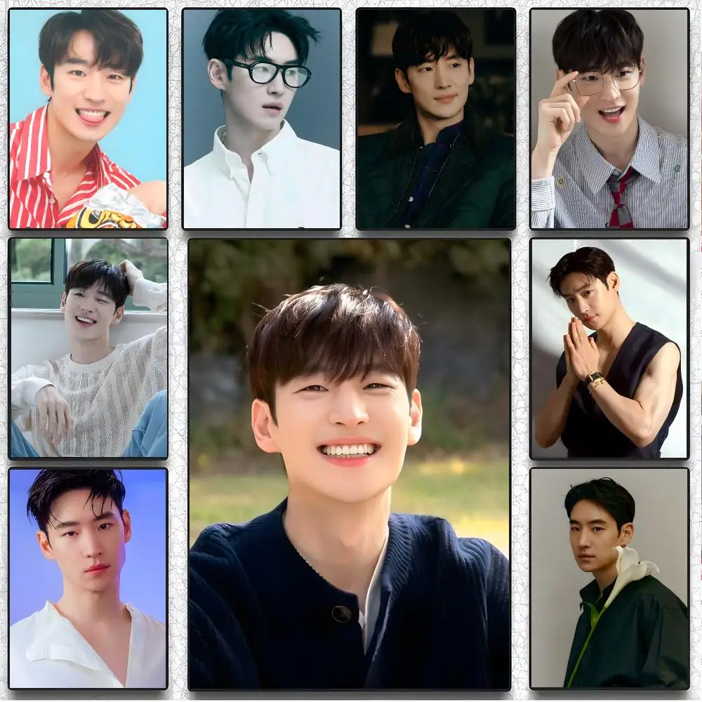 Suave Celebrity L-Lee Je Hoon Poster Artistic Instant Peel-Off Wall Decor Atmosphere Setter for Bedside & Shared Room