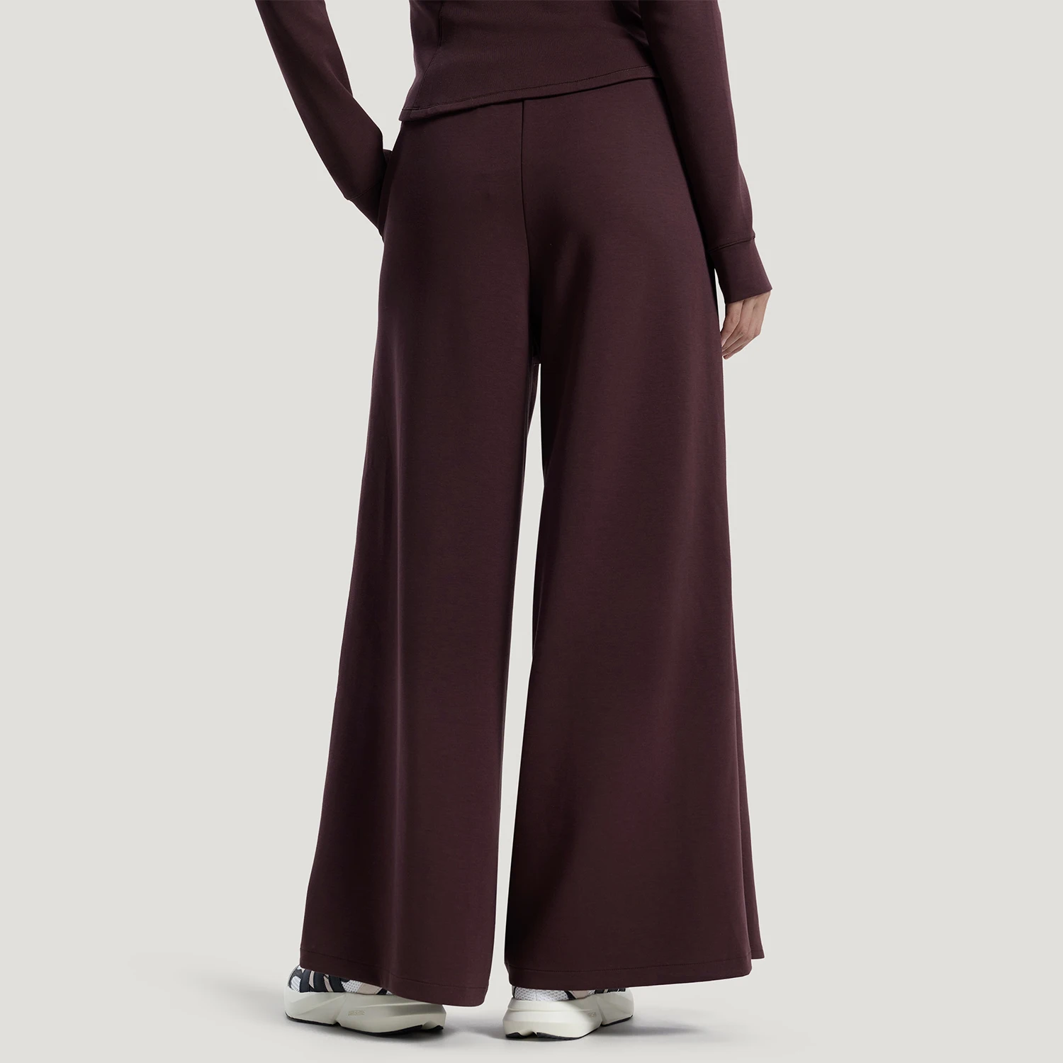 Adidas Authentic Spring Autumn Women's High-Waist Loose Wide-Leg Sports Pants KU5378