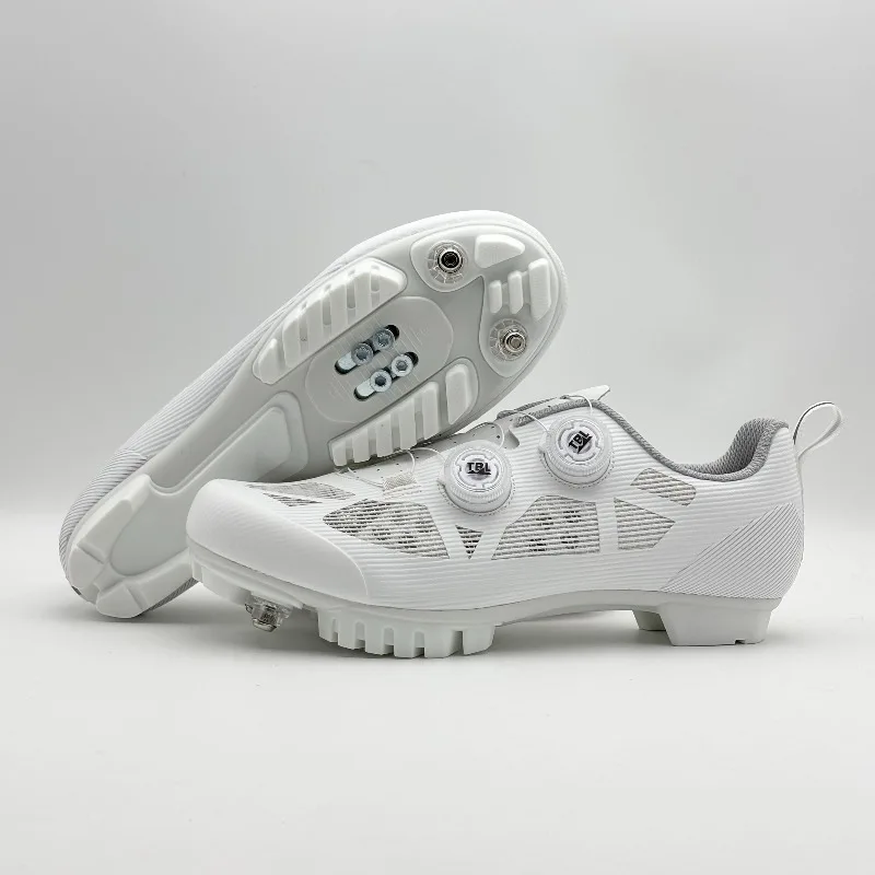 Unisex Cycling Shoes Without Lock Road Bike Shoes Outdoor Sports Bicycle Riding SPD Sneakers PU Leather Trail Racing Flat Pedal