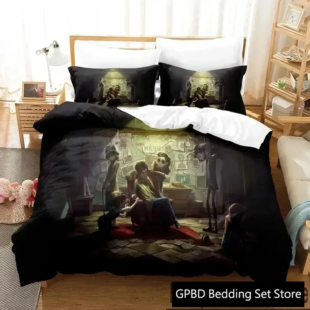 Luxury New 3D Print Game Identity V Anime Bedding Set Boys Girls Twin Queen King Size Duvet Cover boys Adult Home Textileextile