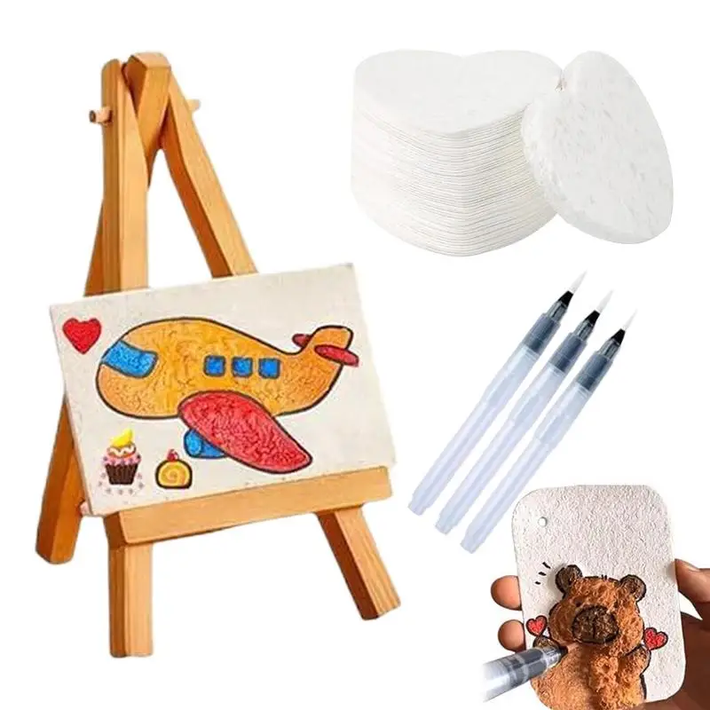 

Magic Foam Painting Kit Painting Paper For Kids Sponge Handmade Markers For Crafting Drawing Classroom Activities Parties
