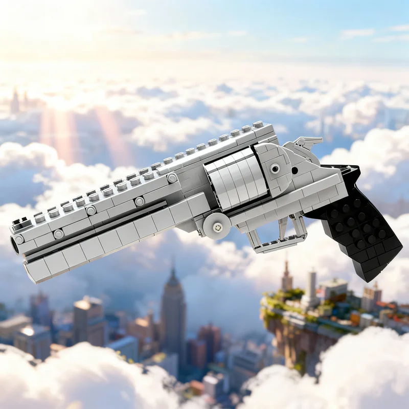 

350 деталей MOC AGL Arms Long Colt Trigun Systemed: Модель для сборки, архитектурный конструктор, рождественский подарок, игрушка-конструктор, идея для творчества, кирпичики