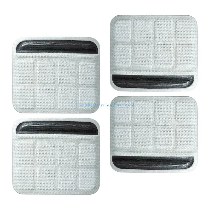 

Y9UC Comfortable Helmets Sponge Padding with Chin Support Suitable for Electric Bike Riders Long Distance Bikers, 4Piece Set