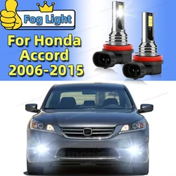 2pcs LED Front Fog Lamp Car Light Blub For Honda Accord 2006 2007 2008 2009 2010 2011 2012 2013 2014 2015 6000K Accessories