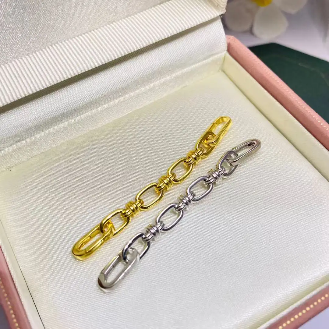 Wholesale DIY 925 Sterling Silver Pendant Necklace Bracelet Clasp Hook Accessories for 3-12mm Pearls 5pcs/lot