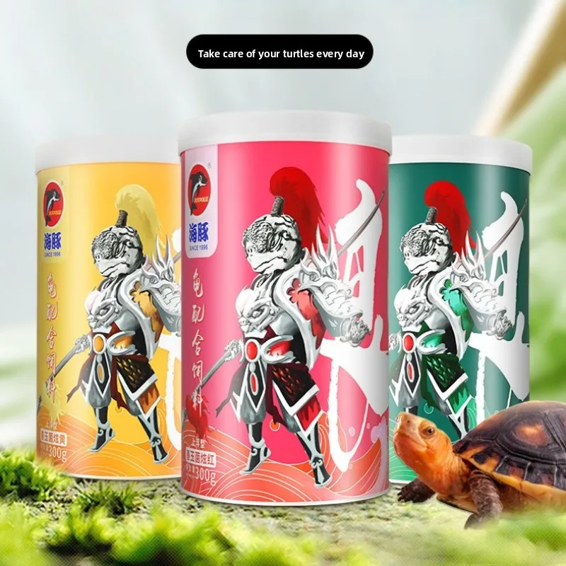 

PORPOISE Color-Enhancing Turtle Food with Calcium-For Semi-Aquatic Turtles (Yellow-Margined Box,Red-Fire Belly,Red-Eared Slider)