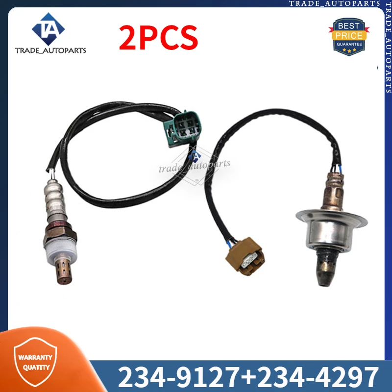 234-9127 234-4297 Lambda Oxygen O2 Sensor 2PCS For Nissan Frontier 2.5L 2013 2014 2015 2016 2017 2018 2019 Upstream & Downstream