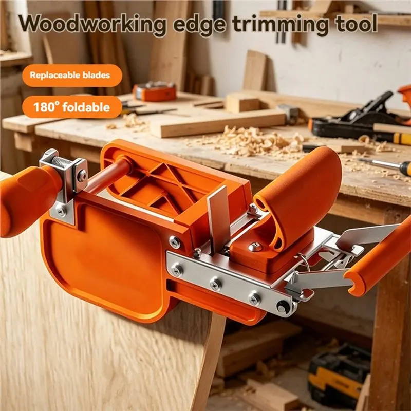ABMR-Woodworking Edge Banding Trimmer Handheld Edge Band Cutter For Curved And Straight Trimming,Quick Edge-Trimming Tool