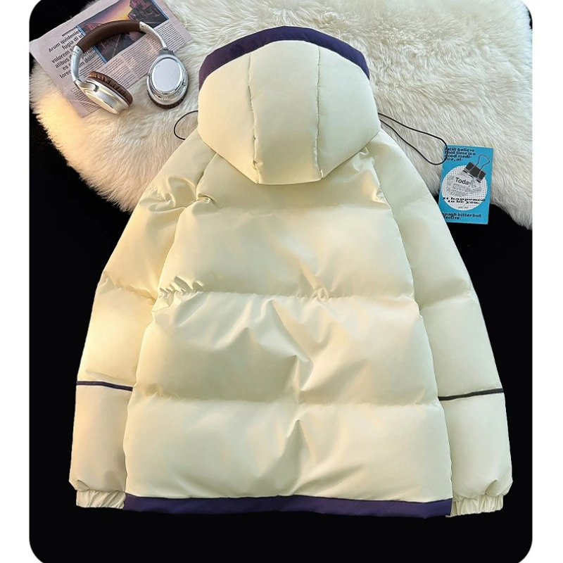 الرجال زوجين خارج على الكتف الأكمام مقنعين الخبز عادية القطن مبطن السترات ملابس العمل الراقية الجديدة السترات المبطنة بالقطن #6