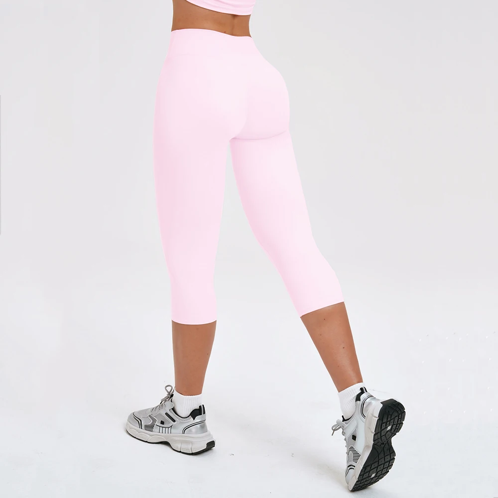 

Yoga Shorts High Waist Sports Cycling Short Pants Women Naked Feeling Fitness Gym Slim Shorts Tummy Control Workout Sport Shorts